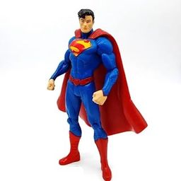 SmileGear Big Size Cartoon Comic-Based Inspired Action Figures Set, Superheroes Collection, PVC Collectible Playset, Superhero Kids Toys for Boys and Girls (Man in SuperBlue, 1 Pc, 17cm)-13
