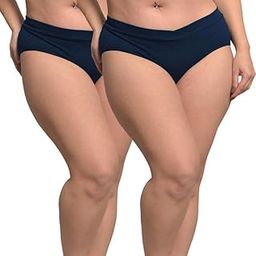 Organic Cotton Bamboo Maternity Panties After Delivery I Overlap, Pregnancy Panties for Women I Full Coverage, Maternity Panties I Mid Rise, Maternity Wear-image-34