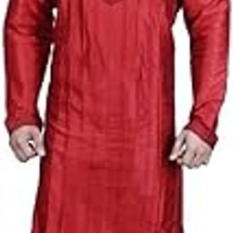 Men's Silk Blend Pintex Kurta Churidar-picture-19