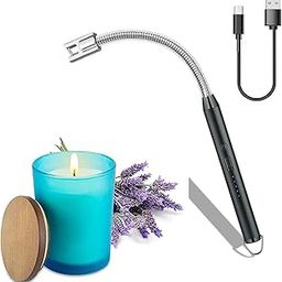 Marhaabaa Lighter, 1 Pack Flexible Plasma Arc Long Neck USB Lighter Rechargeable Windproof Flameless for Candles, Grill, Cooking, Camping, Hiking-image-70