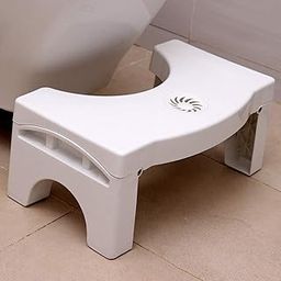 DASTAV Non-Slip Folding Toilet Squat Stool – White Plastic Squatting Aid for Adults – Portable, Lightweight, Compact Design with Anti-Slip Surface for Improved Posture and Digestive Health-image-106