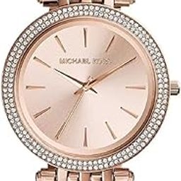 Womens Darci Rose Gold Dial Stainless Steel Analogue Watch - MK3192 (Not assigned,Not Assigned)-image-28