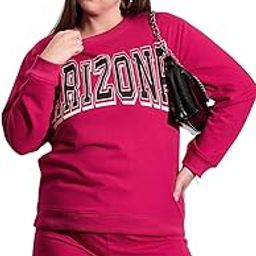 Fuchsia Terry Arizona Printed Sweatshirt-image-37