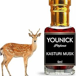 Original Kasturi Musk By Younick Perfumes, 6ML Attar - Long Lasting Attar Oil-51