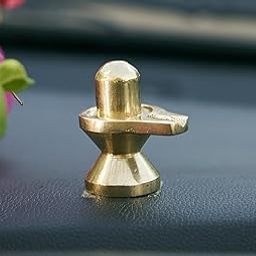 ESPLANADE Brass Shiva Lingam Idol Car Dashboard God Idol - 2.5" Inches Shivling for Home for Desk Decor, Shiv Linga for Puja Home, Shivratri | Antique Decor Item | Home Decor Gift Showpieces-image-43