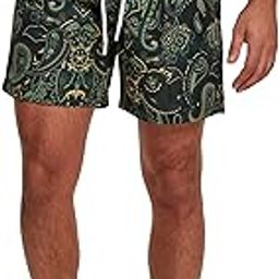 Men's Paisley Swim Shorts, Swim Shorts for Men with Paisley Print, Sizes S - XXL-image-86