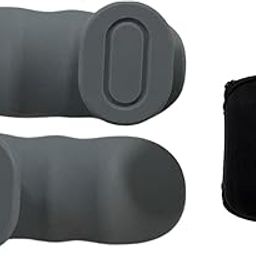 CALANDIS™ Gym Grips for Weight Lifting Gym Grips Fingerless for Bodybuilding Equipment Grey | Gloves Straps & Hooks | Strength Training | Fitness Running & Yoga-image-105