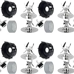 SHIPLORD® Osterizer Blender Replacement Parts: Ice Blades Gasket Coupling Stud & Slinger - 6-Piece Kit for Smoothies & Frozen Drinks-image-82
