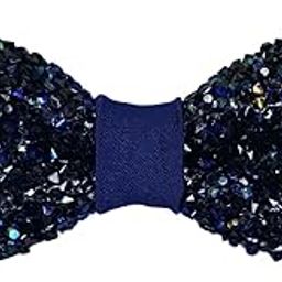 Men's Luxury Crystal Bow Tie – Handmade Adjustable Tuxedo Accessory for Wedding, Party, Prom & Formal Events-image-97