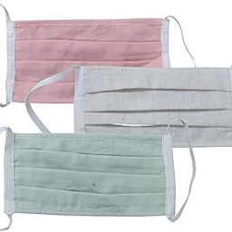 Shaila's Couture Organic Cotton Face Masks Rectangular - Soft, Washable, Reusable, UNISEX, Adult (PACK OF 3)-27