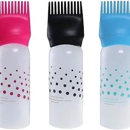 Nyamah Sales Root Comb Oil Applicator Bottle With Graduated Scale - Empty Hair Dye Squeeze Applicator for Salon Coloring and Oiling Care (2)-9