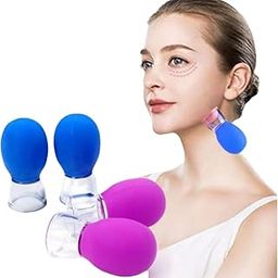 ELEXA Facial Cupping Set – Silicone Vacuum Suction Cups for Anti-Cellulite, Anti-Wrinkle, Instant Skin Lift – Face, Eyes & Body Massage Therapy Kit (Multicolor Pack of 2)-image-99