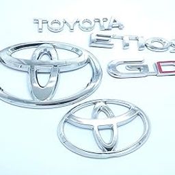 ZUPIN CAR Monogram Logo/Emblem/Badge Compatible with ETIOS G_D Set of 5PCS-image-46