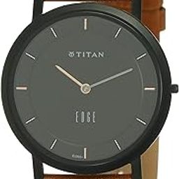 Edge Analog Black Dial Men's Watch NM1595NL03/NN1595NL03-15