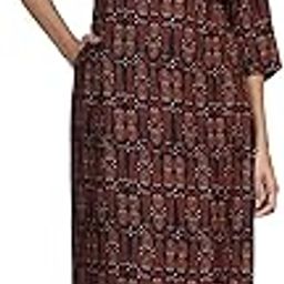 Pink Bold Geometric Printed Pure Cotton Straight Kurta-image-1