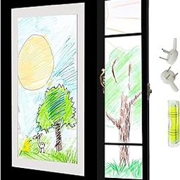 Art Street A4 Kids Photo Frame for Paintings/Drawing/Artwork for walls Children Picture Frame & Easy Swappable Kids Art Frames (Black, Size 9.2x12.6 inch)-image-9