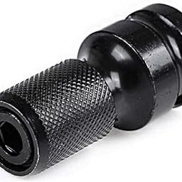 JPT Quick Release Impact Bit Holder, 1/2-Inch Square Drive to 1/4-Inch Hex Socket Adapter, Rapid Release Converter for Impact Wrench-10
