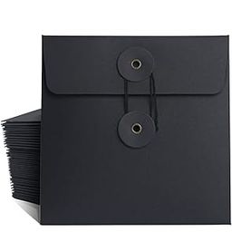 20pcs CD DVD Sleeves Black DVD Envelopes,Cardboard Envelopes Storage Holder Covers for CD/DVD Packaging-picture-24