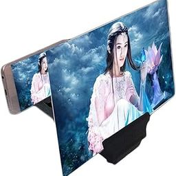 12-inch Screen Magnifier, Mobile Phone Screen Amplifier, 3D Smartphone Screen Enlarger, Foldable Stand, Suitable for All Smartphones, Smart Gifts for Family, Girl/Boy Friends-11