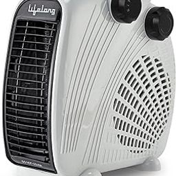 Lifelong 2000 Watt Room Heater for Home with Adjustable Thermostat & ISI Certified, Portable Electric Blower Heater, Room Heater for Bedroom & Office - 1 Year Manufacturer's Warranty (‎LLFH02, Grey)-picture-23