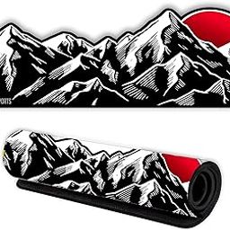 Ant Esports Unique Design Mountain Red Extended Gaming Mouse Pad – Large 900x400mm Waterproof Desk Mat, Non-Slip Rubber Base, Multicolour Mousepad for Gamers, Office & Home Use-27