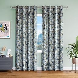 Top Drapes Window Curtain 5 feet 2Pcs (Grey Colour) 5 L x 3.67 W Feet-image-56