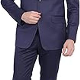 Blue Tuxedo Men Suit Set-picture-38