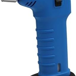 Dentosmile Small Blue Plastic Body Solder Gas Torch Refillable Gas Torch Hot Jet Flame Self-Ignition Windproof Blow Torch Jet Lighter for Solder, Welding, Heating, Melting, Jewellery Making-image-26