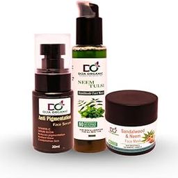 Dija Organics Skincare Set: Face Wash (30ml), Face Serum (100ml), Face Mask (100g) - Natural, Organic, Radiant Skin | PACK OF 2-image-42