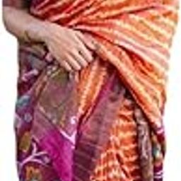 Designer Lightweight Linen Cotton Silk Saree for Women Ethnic Wear with Blouse Piece-image-43