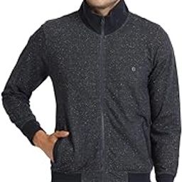 Men 100% Cotton Slim Fit Sleeve Navy Sweatshirt || Men's Sweatshirts || Cotton Sweatshirt-image-3