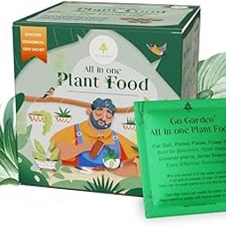All In One Plant Fertilizer, Mixed Plant Food For House Plants, Complete Nutrition With Micronutrients - For Better Plant Growth, 10 Sachets, 250 Gram, Powder-picture-7