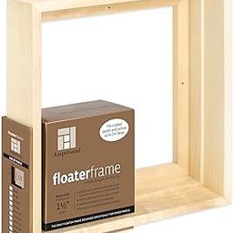 Ampersand Floaterframe for Wood Panels, 1.5 Inch Depth, Bold, 10x10 Inch, Maple (FBOLD151010M)-picture-32