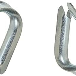 Awesome Galvanized Thimble for Wire Ropes - Rigging for Wire Ropes Ideal to retain The Natural Shape of The Loop and Protect Wire Rope from Any Damage Pack of 4 (18MM)-15