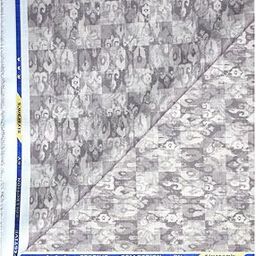 festive collection printed pattern with hemp blended Grey (Umber) color unstitched men's Kurta/sherwani/top fabric of 2 meters / VV2306-picture-4