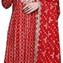 Women's Rayon Printed Straight Kurta Pant with Dupatta (Kh5Rd7068)-picture-13