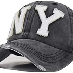 SwooK Caps for Mens Boys Womens Stylish Adults Baseball Cap Caps Stylish Trendy Adjustable Cap Caps for Mens Men Boys Boy Womens Caps (Washed Black)-image-52