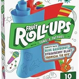 Betty Crockers Fruit Roll-Ups Variety Pack Assorted Flavors Healthy Fruit Snacks for Kids & Adults 141g (Imported USA)-3