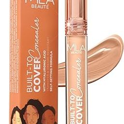 Mila Beauté Built to Cover Liquid Concealer for Women With Spf & Hyaluronic Acid| Full Coverage Matte Finish Concealer for Dark Circles | Easily Blendable & Waterproof Formula| Suitable for Indian Skin Tones - 105P True Maple-3