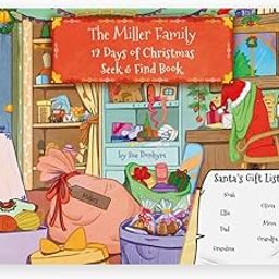 My Family's 12 Days of Christmas Seek & Find - Personalized Christmas Gift for 8 Kids + Adults | Manimal Tales-image-14