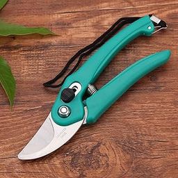 Cinagro Hand Pruner Cutter - 1 Pc, Heavy Duty Gardening Tools Grass Cutter, Plant Cutter for Home Garden, Wood Branch Trimmer, Garden Tools Grass Cutting Accessories (Steel Blades, Assorted)-picture-32