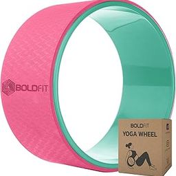 Boldfit Yoga Wheel For Stretching Yoga Wheel for Back Bends, Exercise, Workout Yoga Accessories for Women & Men Exercise Roller Yoga Equipment for Home Workout, Yoga Chirp Wheel - 12Inch-24