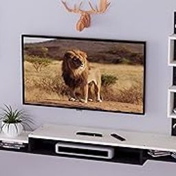 DAS JORDANE High Strength & Durable Wall Mount Engineered Wood TV Entertainment Unit Stand Set Top Box Stand for Living Room Black & White Large (Ideal for up to 65") Screen-image-20