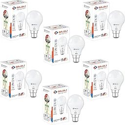 Bajaj Ivora HB LED Lamp 9W | Cool Day Light-6500K B22 | IR Free | UV Free | EnvIRonment Friendly‎ | Energy Efficient | 3.5 KV Surge Protection | Open CIRcuit Protection (Pack Of 6) | 1 Yr Warranty |-1