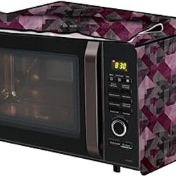 The Furnishing Tree microwave oven cover Suitable for IBELL 30 Liters OTG 30GDLX, Dustproof, Stain-Resistant, Cover Size WxDxH in CM- (51.5x42x30), Chekered Pattern Maroon-image-71