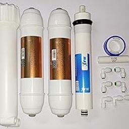 Max 100 GPD Ro Membrane Filter Cartridge Work Upto 1500 TDS Comfortable for All Ro Purifiers with Membrane Housing, Sediment, Carbon Filter, FR 450, 7 Pecs Elbow and Taflon Tape Combo Pack-image-60
