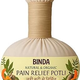 Premium Natural Ayurvedic Herbal Pain Relief Potli | Manual Massager with 17 Herbs | Muscle, Knee, Back, Shoulder & Joint Pain Relief | Improves Blood Circulation (180g)-image-13