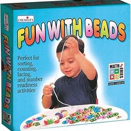 Creative’s Fun with Beads Enhance Fine Motor Skills, Counting, Sorting, & Threading | Learn Addition, Subtraction, Color & Shape Sorting for Kids | Educational Activity Toy for Ages 3 & Up-16