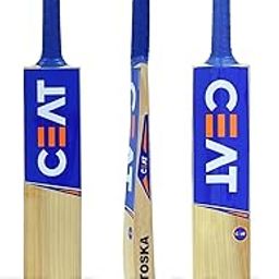 TOSKA Wood Bat Full Size Poplar Willow Cricket Bat for Tennis Ball (1 Bat)-image-65