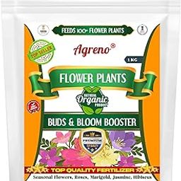 Agreno® Flower Buds and Bloom Booster, Essential Organic Powerful Fertilizer Granule for Overall Fast Growth and Heavy Flowering of all Flower Plants. (1 kg)-image-55